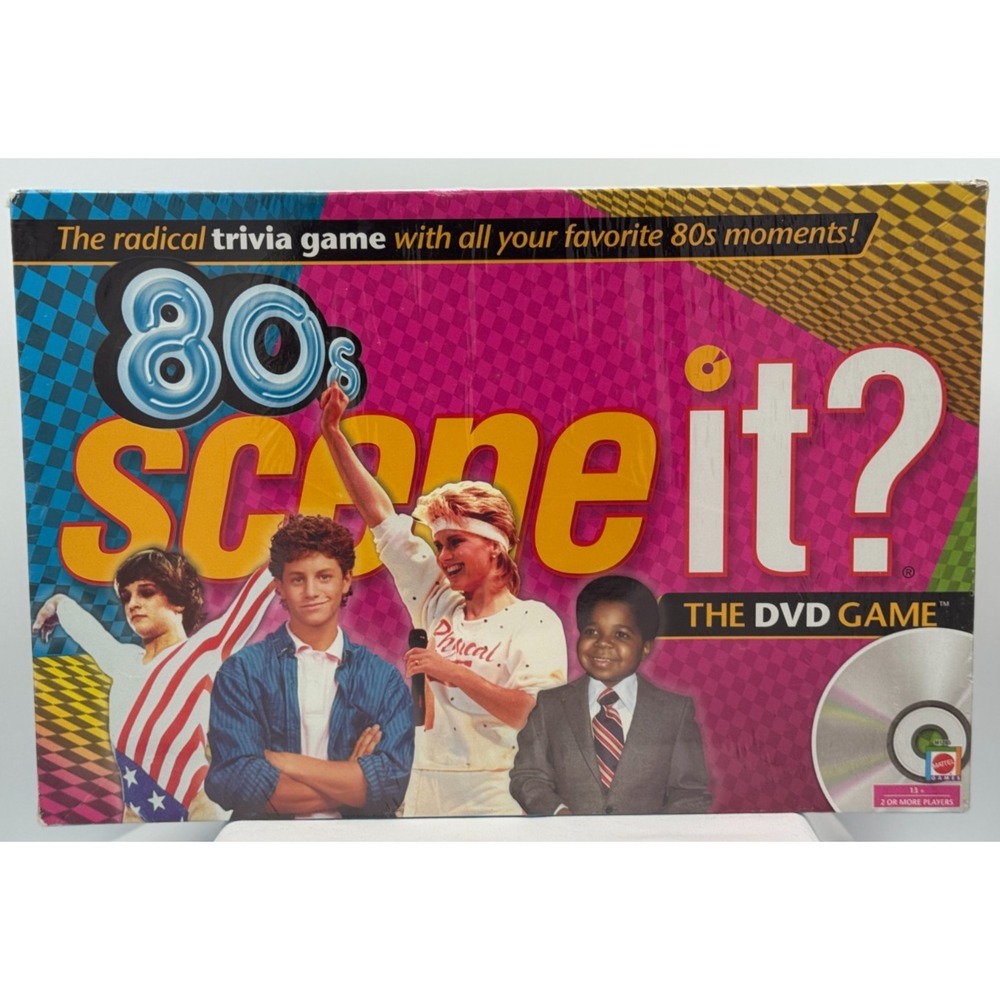 80's Scene It? Brand New still in Shrink wrap! - DVD Board Game